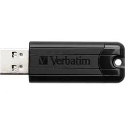 USB флеш накопичувач Verbatim 32GB PinStripe Black USB 3.0 (49317) - мініатюра 2