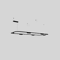 Підвісний світильник Skarlat RHL7786 38W BK 4000K