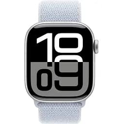 Apple Watch Series 10 GPS 42mm Silver Aluminum Case with Blue Cloud Sport Loop MWWD3 - мініатюра 2