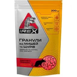 Гранулы от мышей и крыс IREX с ароматом сыра, 200 г (IRR003)