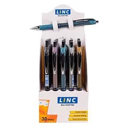 Набор ручек Linc Elantra синие 30 шт. (412110)