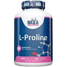 Аминокислота Haya Labs L-Proline 1000 мг 100 капсул