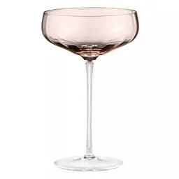 Набір келихів для шампанського Ardesto Black Mars Altair 260 мл х 2 шт. скло золотистий (AR2627GW)