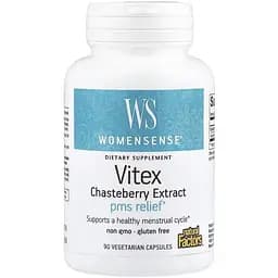 Натуральна добавка Natural Factors Womensense Vitex Chasteberry Extract, 90 вегакапсул для підтримки жіночого гормонального балансу