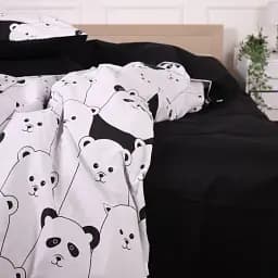 Простиня MirSon Бязь 17-4849 White bear 110х160 см (2200009583858)