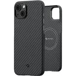 Чехол-накладка Pitaka MagEZ Case 3 Twill 1500D Black/Grey для iPhone 14 Plus (KI1401M)