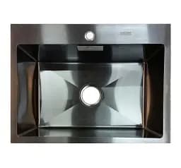 Мийка кухонна Kraft Handmade HS6545-B + кошик 650х450х230х3 мм Чорний 30412