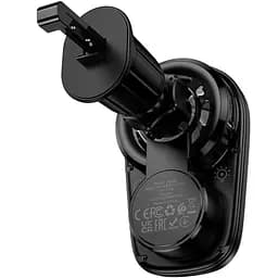 Автотримач з БЗП Hoco HW36 Electric 15W with cooler (air outlet) Black - мініатюра 3