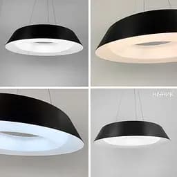 LED світильник підвісний круглий у чорному корпусі Line.F 12104 P-500 P BK - мініатюра 3