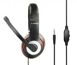 Гарнітура Gembird Black/Red (MHS-03-BKRD) - мініатюра 5