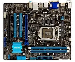 Материнская плата ASUS P8B75-M LE (P8B75-M LE) (Socket 1155, Intel B75, Micro-ATX) Б/у