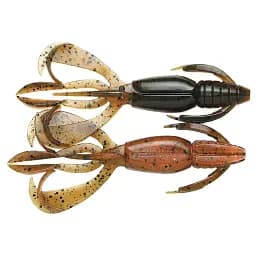 Силікон Keitech Crazy Flapper 4.4" #438 Green Pumpkin Fire (6 шт/уп)