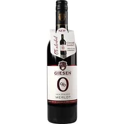 Вино Giesen Merlot червоне безалкогольне 0.75 л