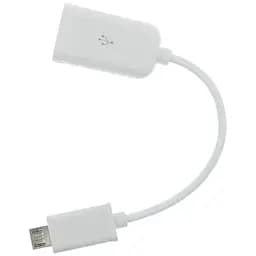 Кабель Toto TKZ-01 OTG cable micro USB 0.16m White