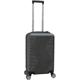 Валіза Маленька (S) Полікарбонат На 4-х подвійних колесах 50л POLO ПК002-S Графіт