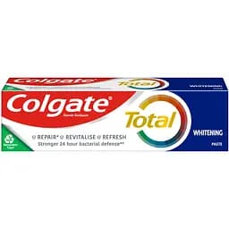 Зубна паста Colgate Total Whitening багатофункціональна антибактеріальна 75 мл - мініатюра 3