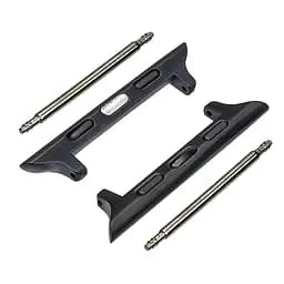 Переходник на универсальный ремешок для Apple Watch 38 мм/40 мм на шпильке черный