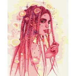 Картина за номерами "Дивовижна незнайомка" ©lesya_nedzelska_art Ideyka KHO2578 40х50 см