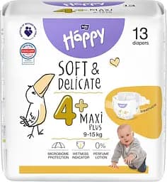 Подгузники Happy Bella Baby maxi plus 13 шт.