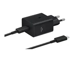 Зарядний пристрій Samsung 45 W (EP-T4511XBEGEU) комплект з кабелем C C чорний