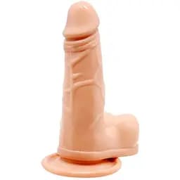 Реалистичный вибратор Baile Barbara Genie 14.5 см телесный