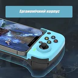 Джойстик блютуз геймпад бездротовий ігровий контролер для iOS Android білий - мініатюра 8
