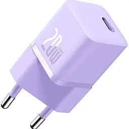 Мережевий зарядний пристрій Baseus GaN5 Fast Charger Xiaomini 1C 20W EU CCGN050105 Purple