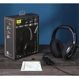 Навушники Baseus Gamo Immersive Virtual 3D Game Headphone D05 (PC) версія для ПК чорні - мініатюра 7