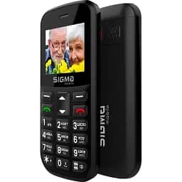 Телефон SIGMA Comfort 50 Easy (black) - мініатюра 3