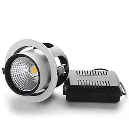 Світильник стельовий LED Brille L105-001 LED-400/34W DL COB WH врізний - мініатюра 2