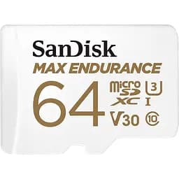 Карта пам'яті SanDisk microSDXC 64GB Endurance UHS-I Max U3 V30 + SD Adapter [SDSQQVR-064G-GN6IA] [91562] - мініатюра 3