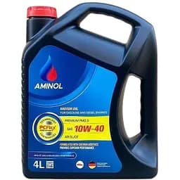 Олива моторна напівсинтетична Aminol Premium PMG3 10W40 API:SL/CF-4 MB 229.1/229.3 VW 501.01 / 505.00, 4 л (148712)