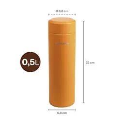 Термос Fiskars On-the-go 0.5 л помаранчевий (1078698) - мініатюра 3