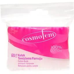 Ватные палочки Cosmofem Детские, 60 шт.