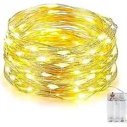 Світлодіодна гірлянда Sun Lamp Крапля Роси 200 LED, 20м тепле біле світло, батарейки 3АА