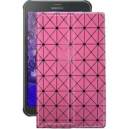 Чехол StatusCASE из экокожи для планшета Samsung Galaxy Tab Active 8.0 (T365) Розовый ромб