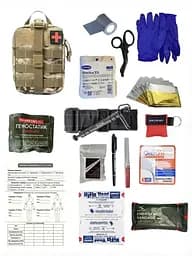 Аптечка укомплектована №10 Rescue Ready в підсумку зі швидким скидом