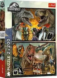 Набір Пазли - (2х200 елм.) - "Доісторичний світ"/Trefl