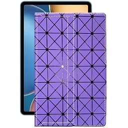 Чохол StatusCASE з екошкіри для планшету Honor Tablet V7 Pro Фіолетовий ромб
