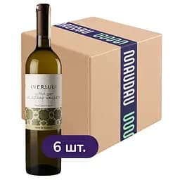 Упаковка вина Iveriuli Alazani Valley white белое полусладкое 4.5 л (0.75 л х 6 шт.)
