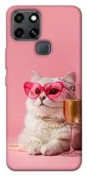 Чохол Demsky Pinky cat для Infinix Smart 6