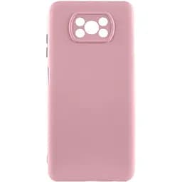 Чехол Silicone Cover Ummi Lakshmi Full Camera (AA) для Xiaomi Poco X3 NFC / Poco X3 Pro Розовый / Pink Sand