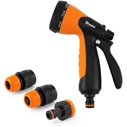 Пистолет Bradas BLACK LINE 8-функциональный с фурнитурой, комплект ECO-2068SET