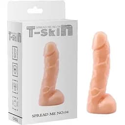 Фаллоимитатор Chisa T-Skin Spread Me No.04 17.7 см телесный