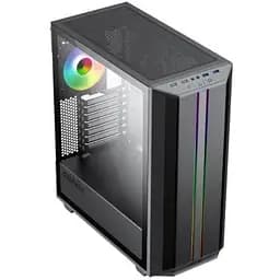 Корпус GameMax Precision чорний, без БЖ, Mid Tower, EATX / ATX / Micro ATX / Mini ITX, 2xUSB 3.0, 1x120 мм ARGB Fan, 1xCOC Turbo