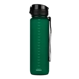Пляшка для води UZSPACE 3038Dark-Green 1000 мл, темно-зелена - мініатюра 2
