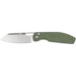 Ніж CJRB Ekko Button Lock Micarta Green