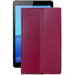 Чехол StatusCASE из экокожи для планшета Huawei MediaPad M5 Lite 8 Бордовый
