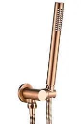 Душова система Rea Lungo brushed copper з виливом + BOX прихованого монтажу REA-P8810, Теплий захід сонця - мініатюра 4