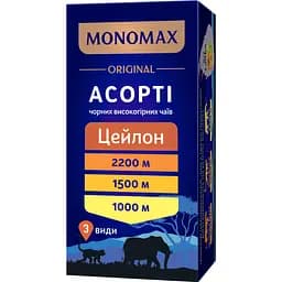 Чай черный Monomax Original Ассорти Цейлон 42 г (21х2 г) (947961)